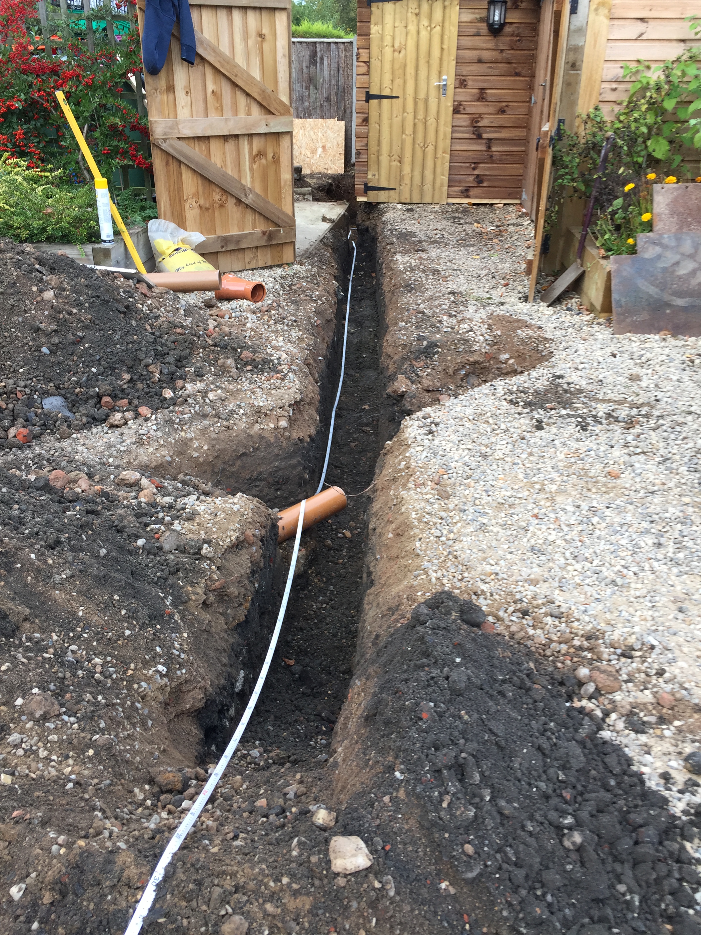 Drainage InstallInstalling new drainage to outbuildings