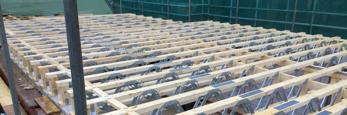 Pozi Joists installed ready for floor boards